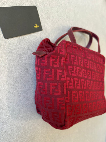 Fendi Mini Zucchico Bag Red