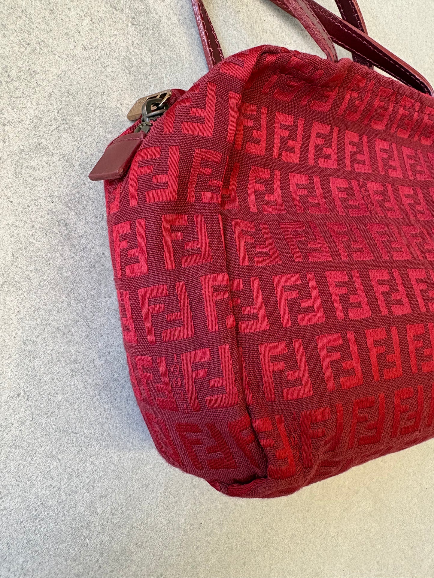 Fendi Mini Zucchico Bag Red