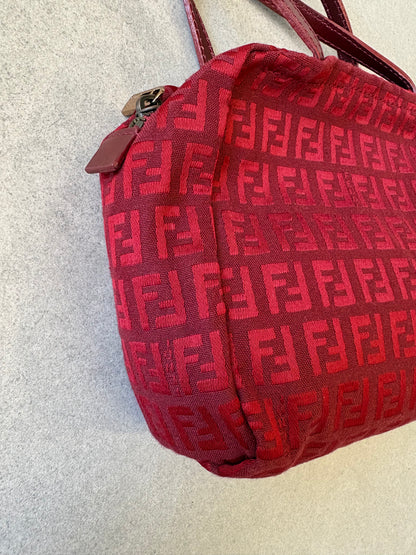 Fendi Mini Zucchico Bag Red