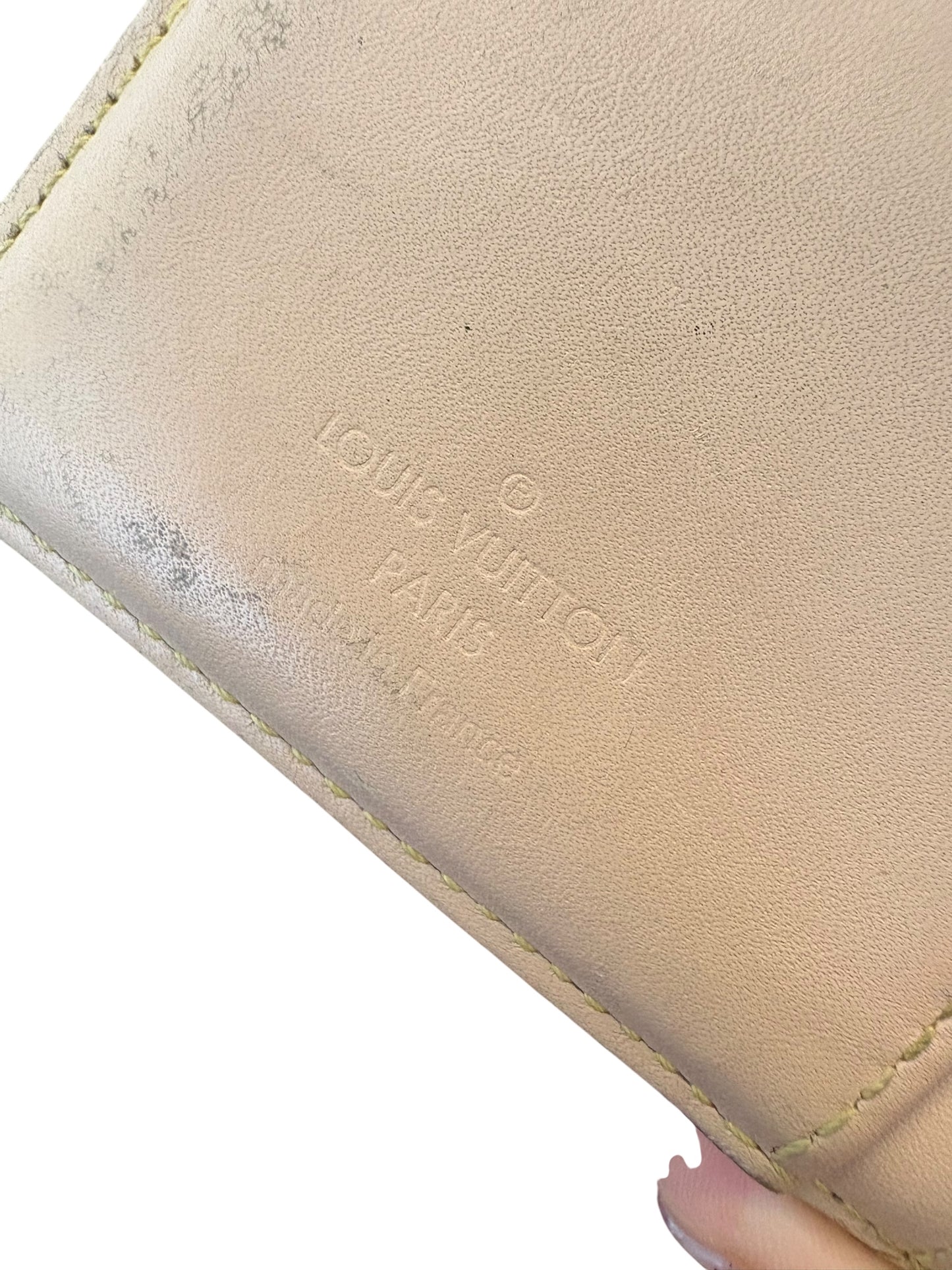 Louis Vuitton x Takashi Murakami Black Viennois wallet