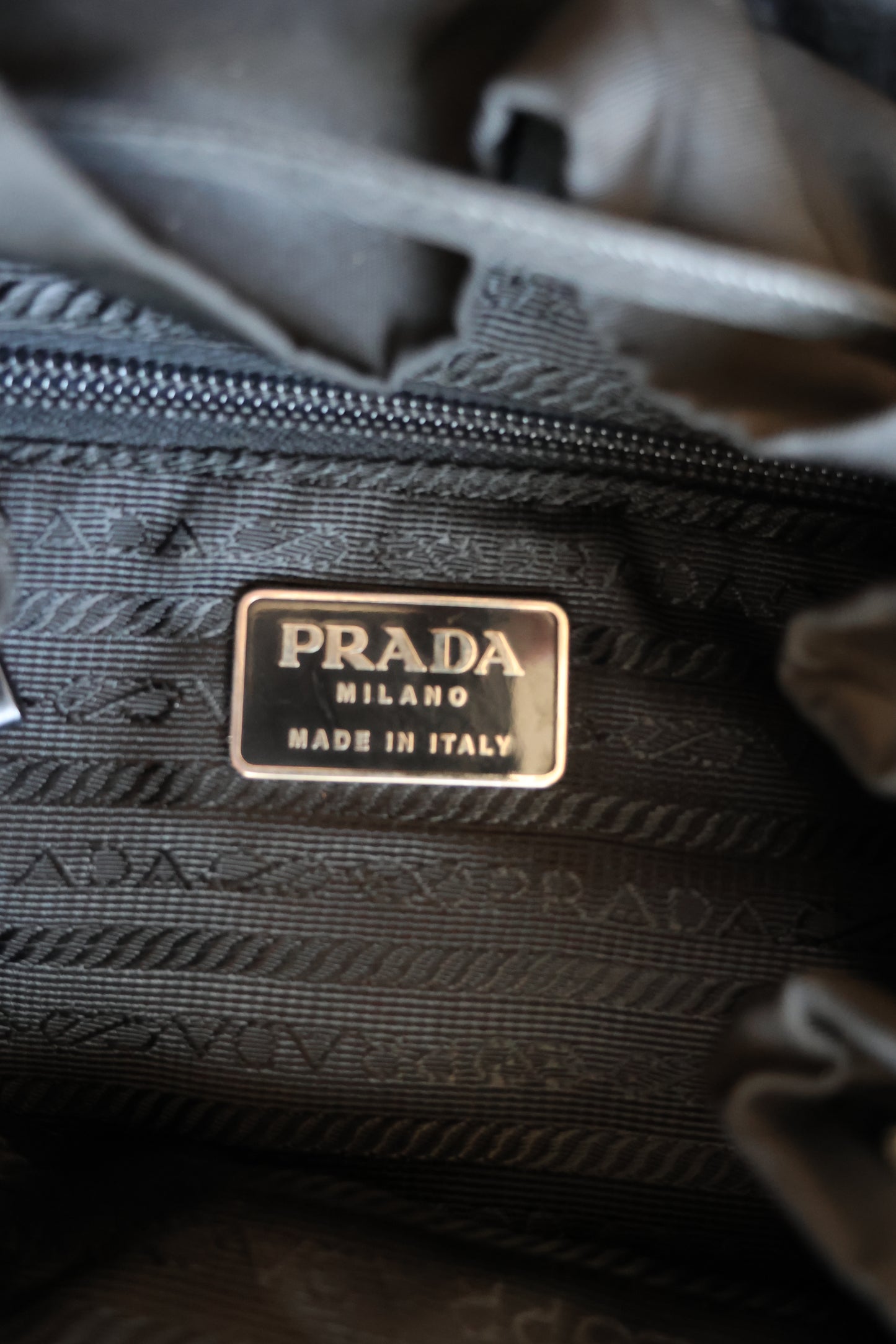 Prada Black Re-edition 2000 Nylon Backpack