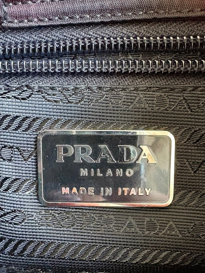 Prada Green Nylon Shoulder Bag