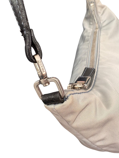 Prada Nylon Shoulder Bag Blue/Grey