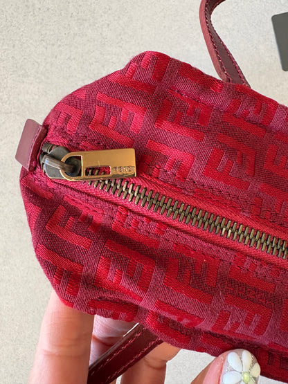 Fendi Mini Zucchico Bag Red