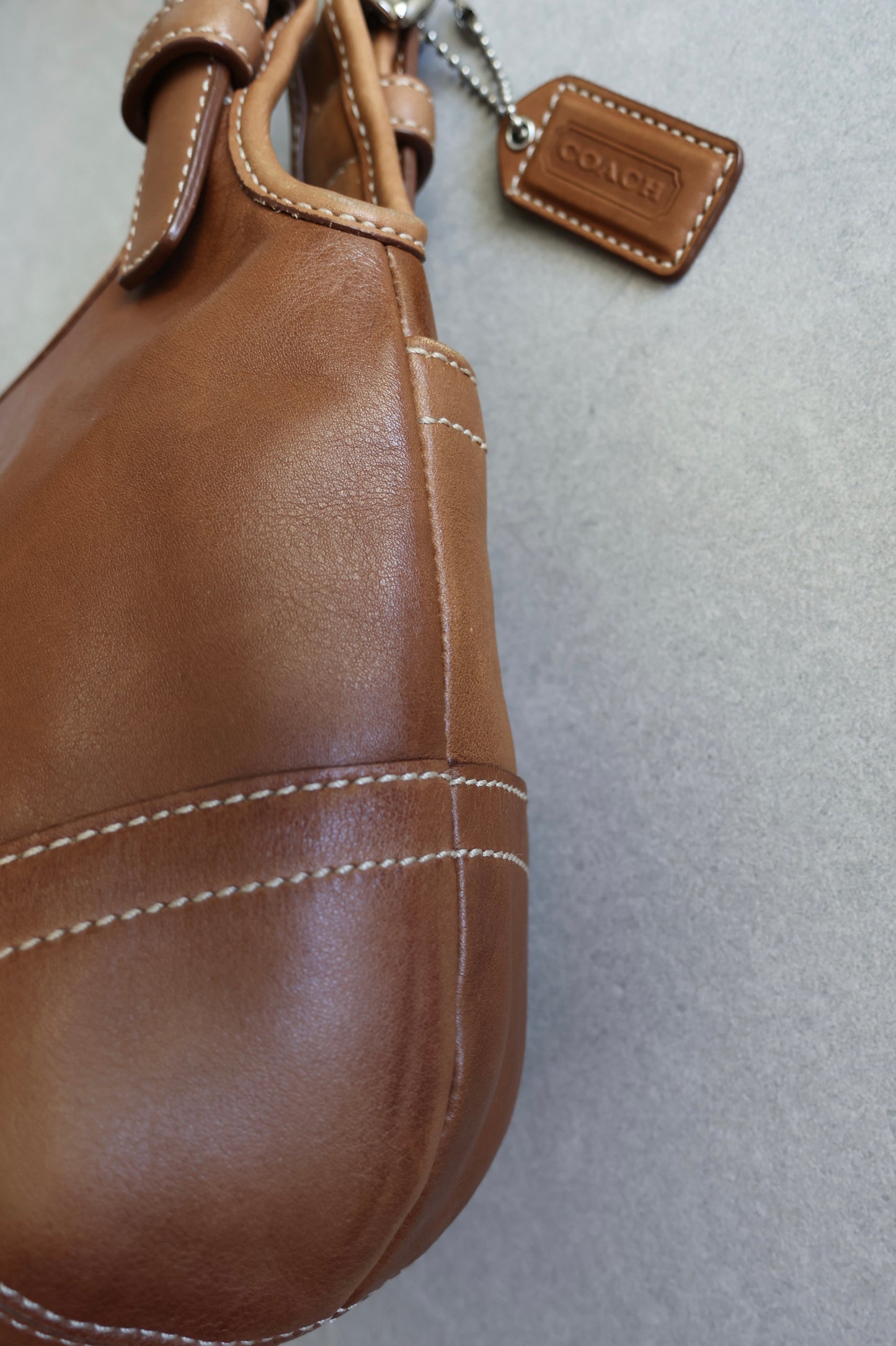 Coach Soho Brown Hobo Leather Shoulder Bag