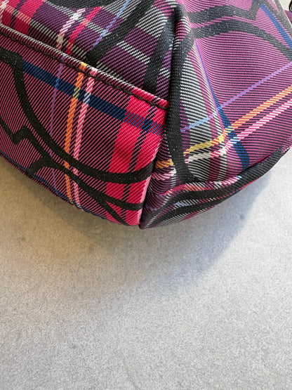 Coach Poppy Tartan Shoulder Bag