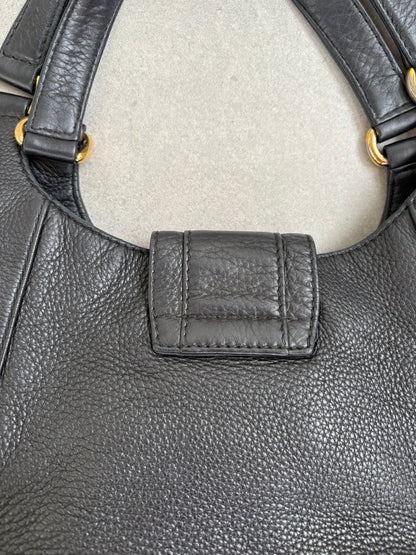 Gucci Hobo Horsebit Leather Bag Large