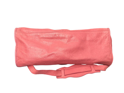 Balenciaga Pink Leather City Bag 2000s