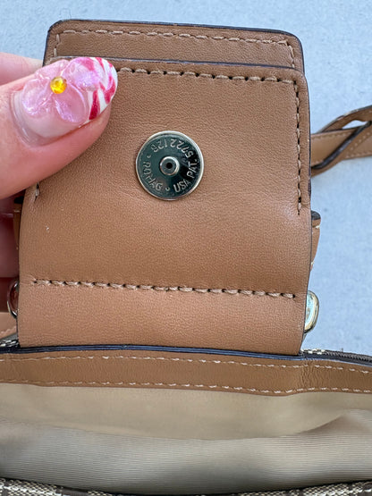Coach Soho Brown Monogram Shoulder Bag