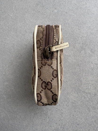 Gucci Biege and White Pouch