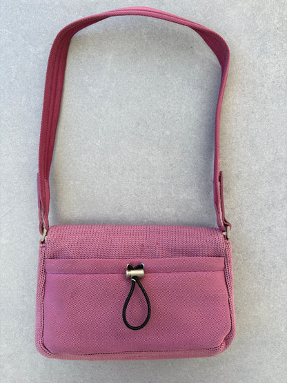 Prada Knit Shoulder Bag Pink