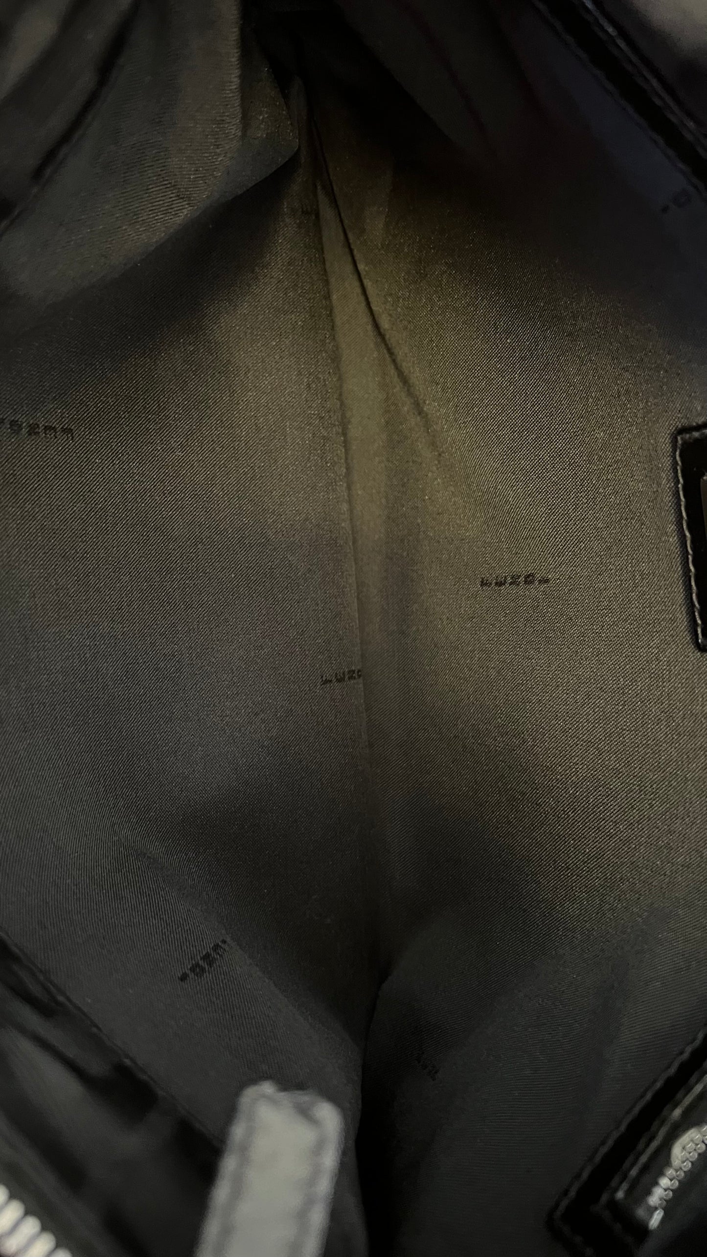 Fendi Zucca shoulder bag in black canvas