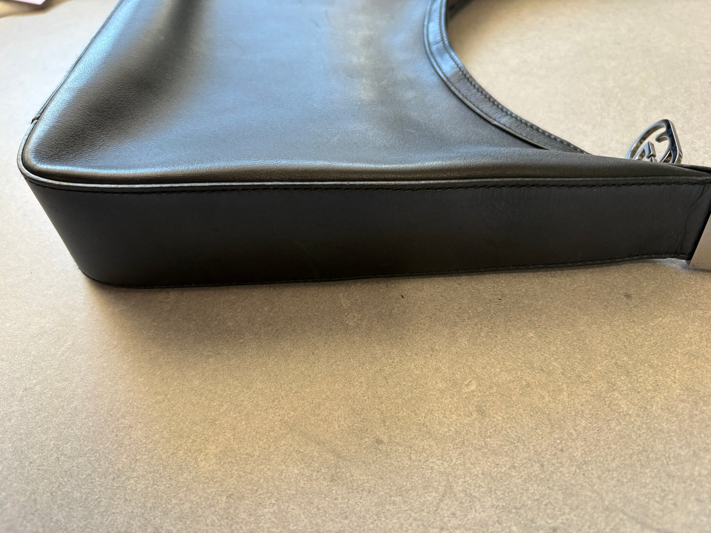 Gucci Black Leather Shoulder Bag