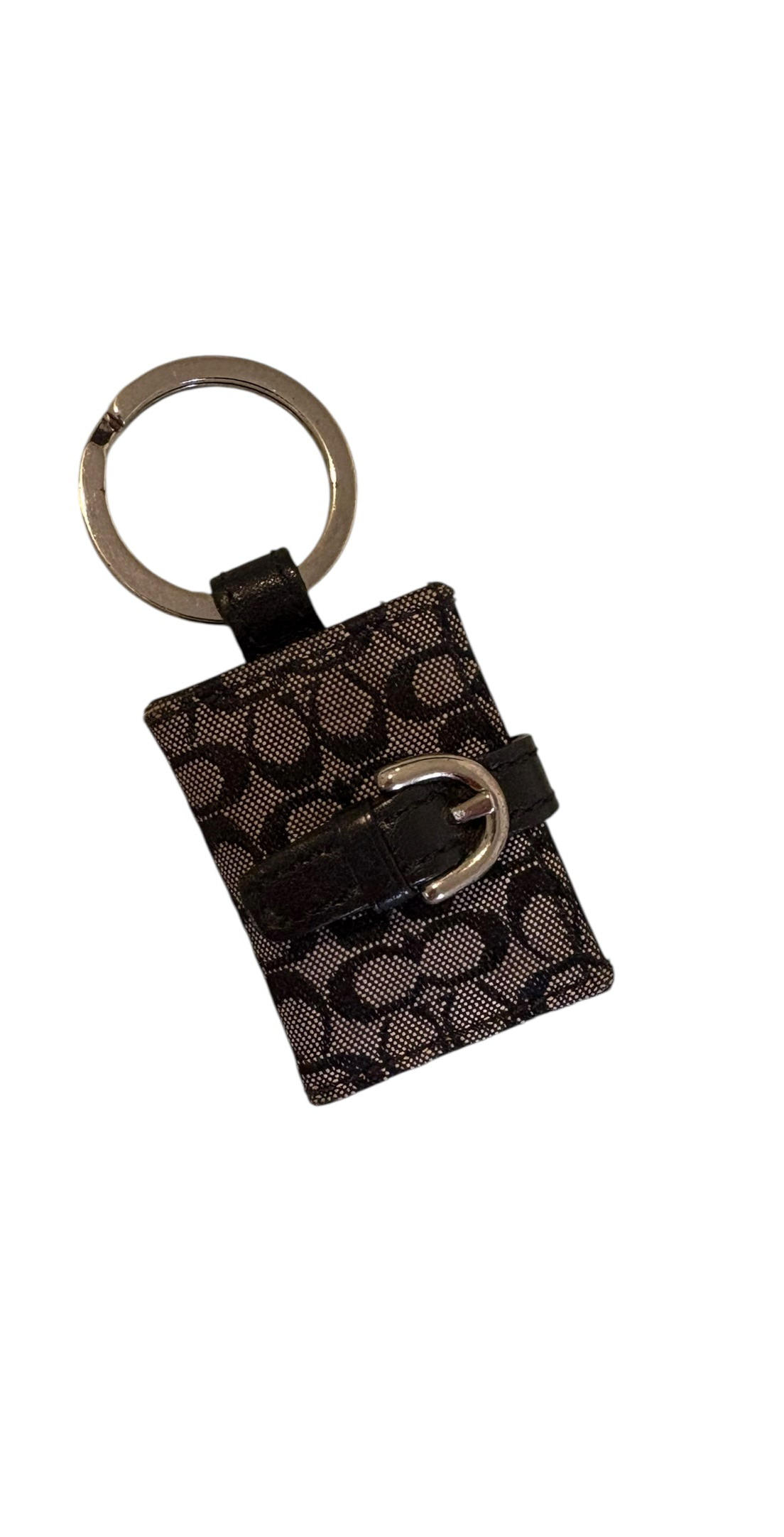 Coach photo keyring black