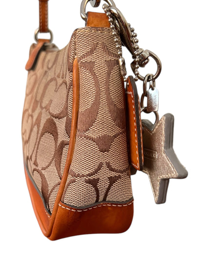 Coach Signature Demi Tan with Coach Charm