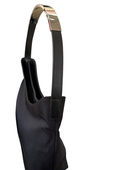 Gucci Black Canvas Shoulder Bag