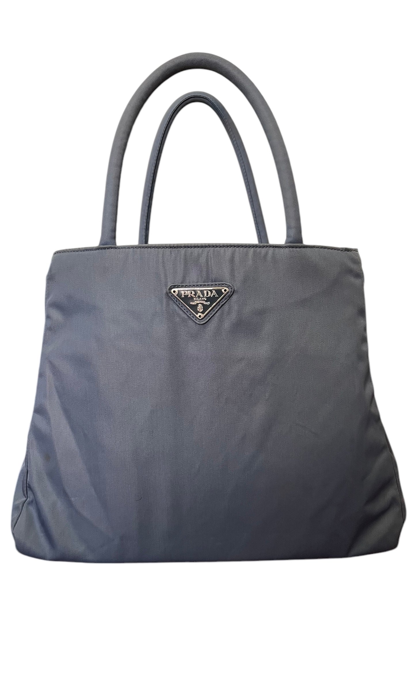 Prada Tessuto Tote Bag Blue/Grey