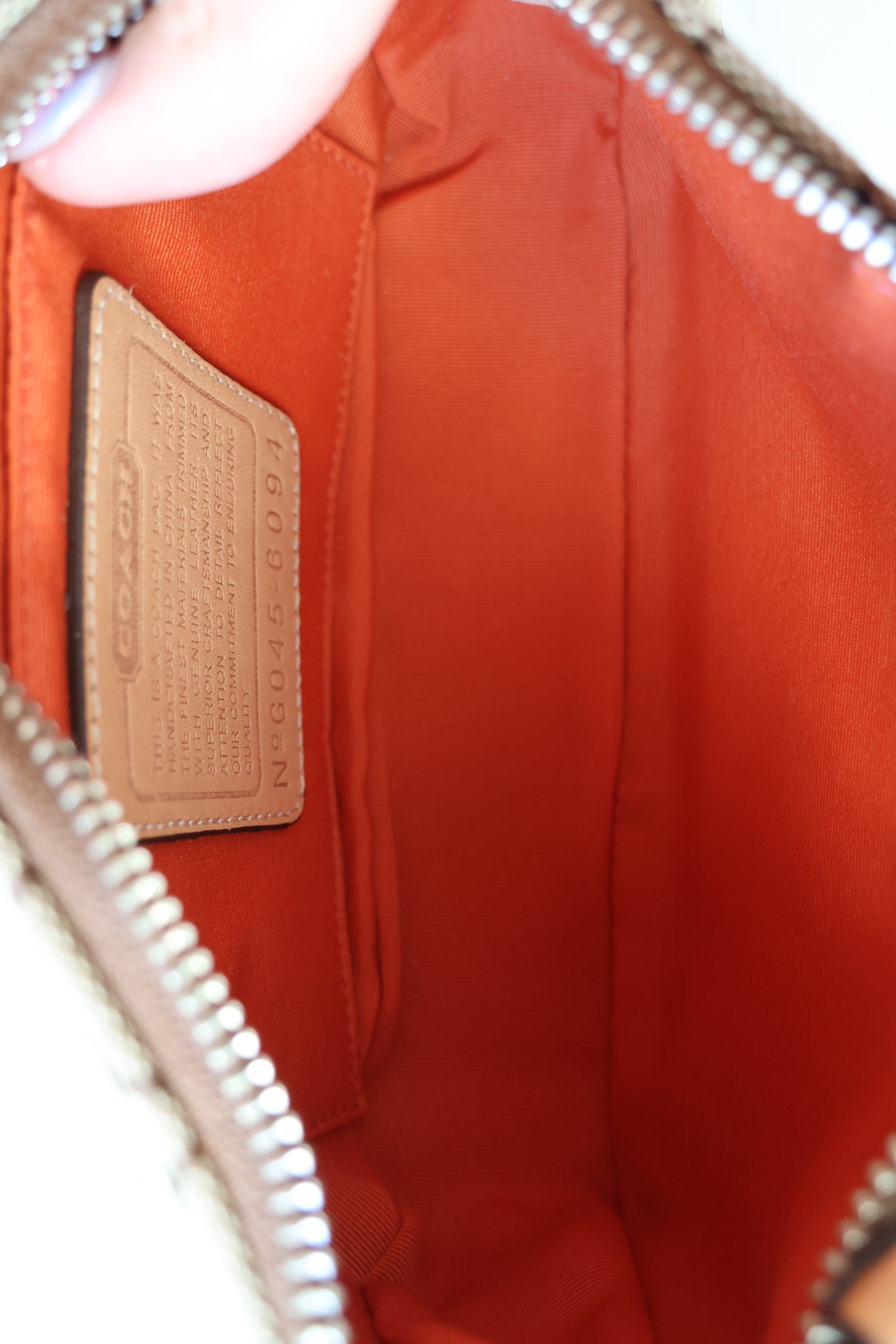 Coach Demi Biege Shoulder Bag with Dustbag