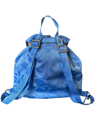 Coach Blue Backpack