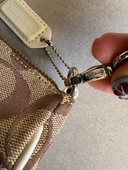 Coach Demi Beige Shoulder Bag