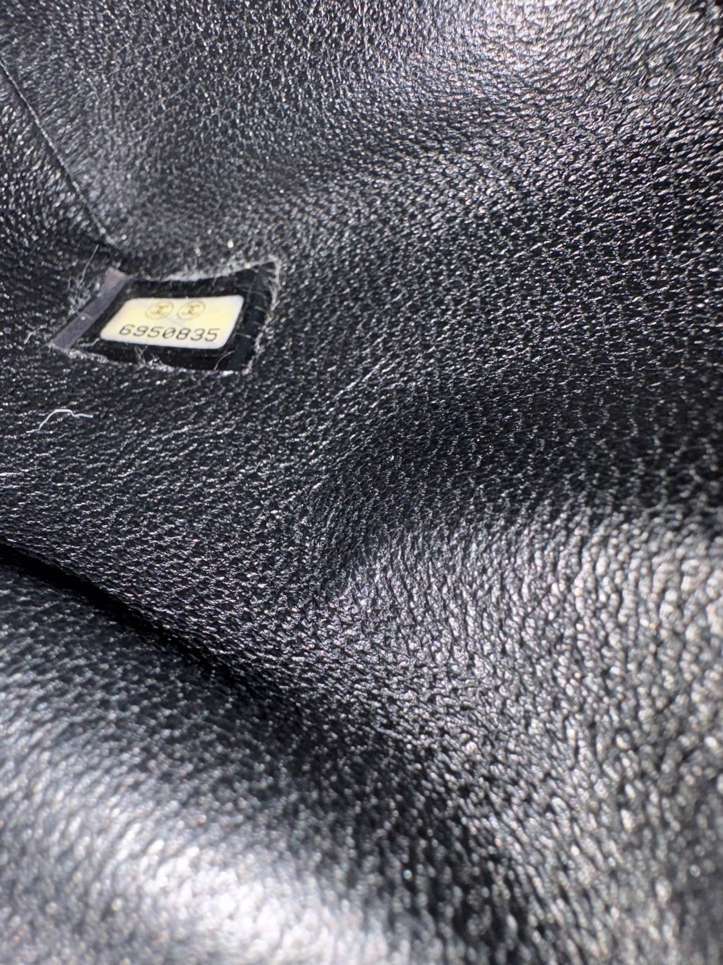 Chanel Shoulder Bag No. 6 Flap Velvet Multicolor Black