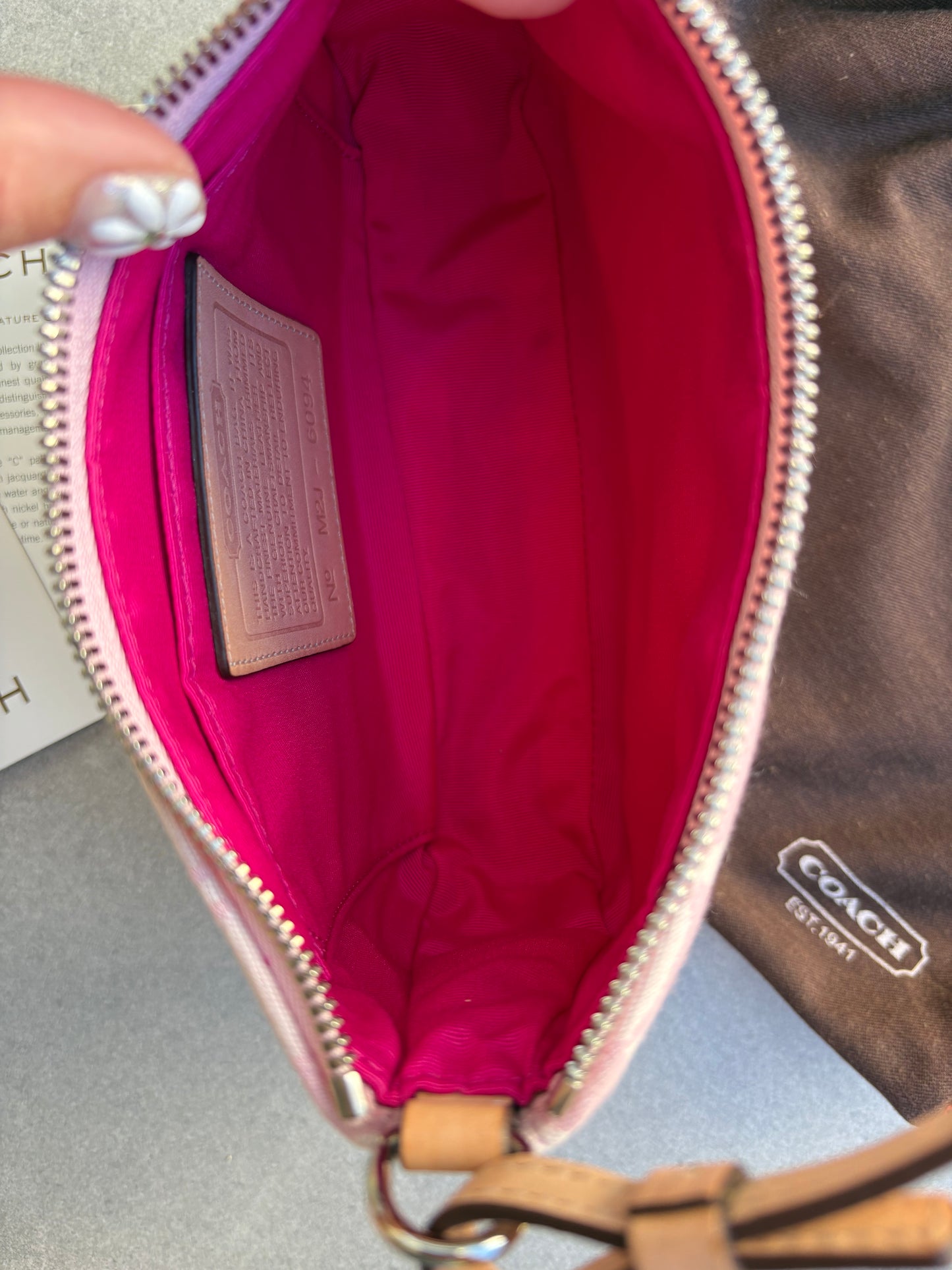 Coach RARE Demi Pink
