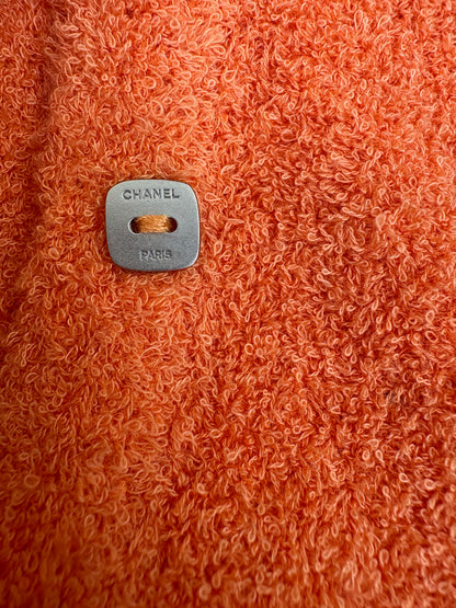 Chanel Orange Cardigan Size M