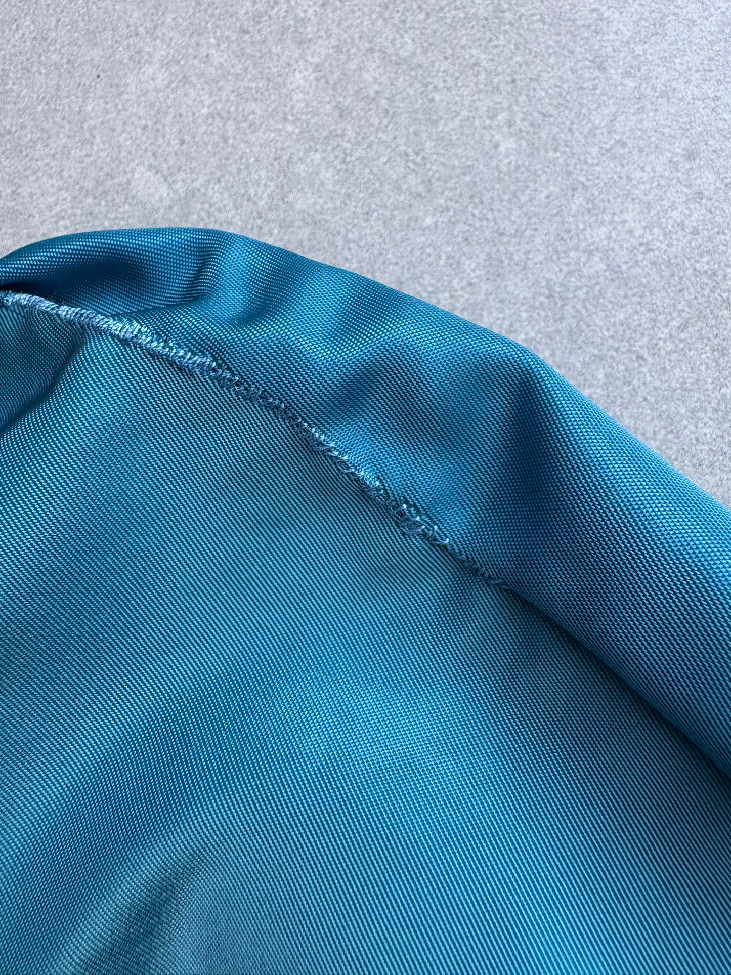 Prada Nylon Tessuto Accessory Pouch Blue