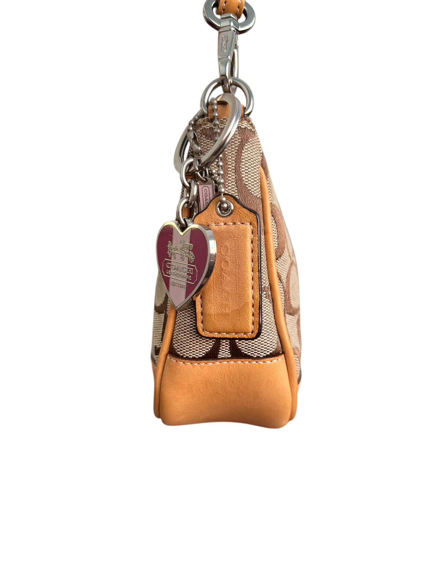 Coach Signature Demi Tan Coach Heart