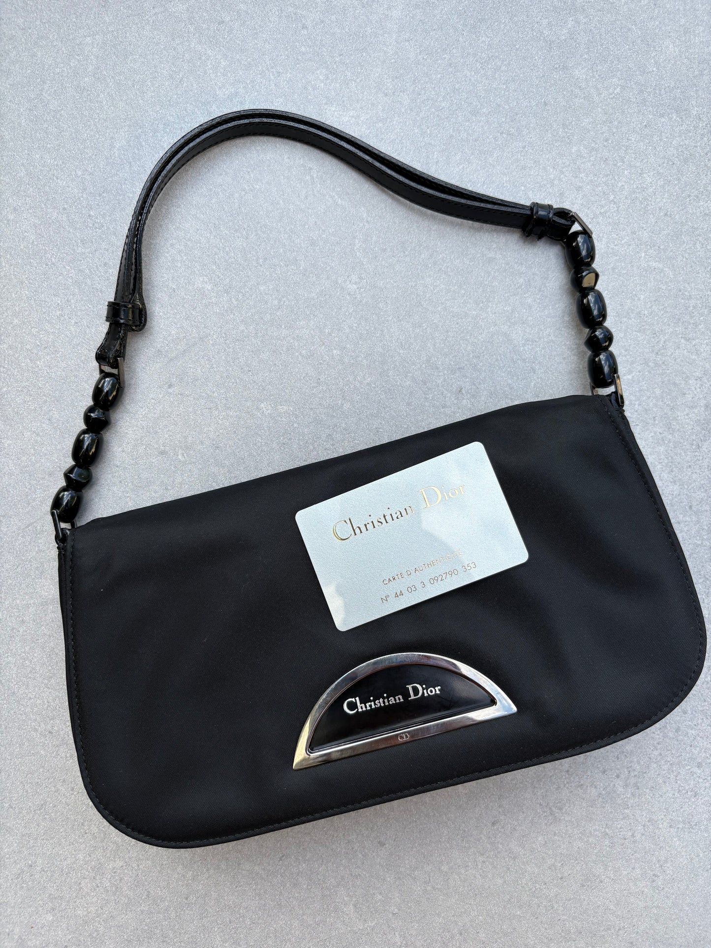 Christian Dior 2000s Black Malice Shoulder Bag