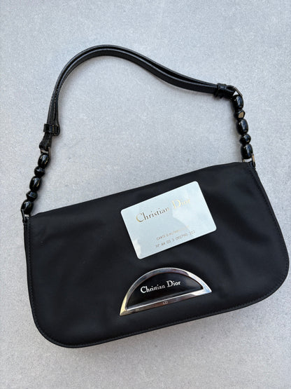 Christian Dior 2000s Black Malice Shoulder Bag