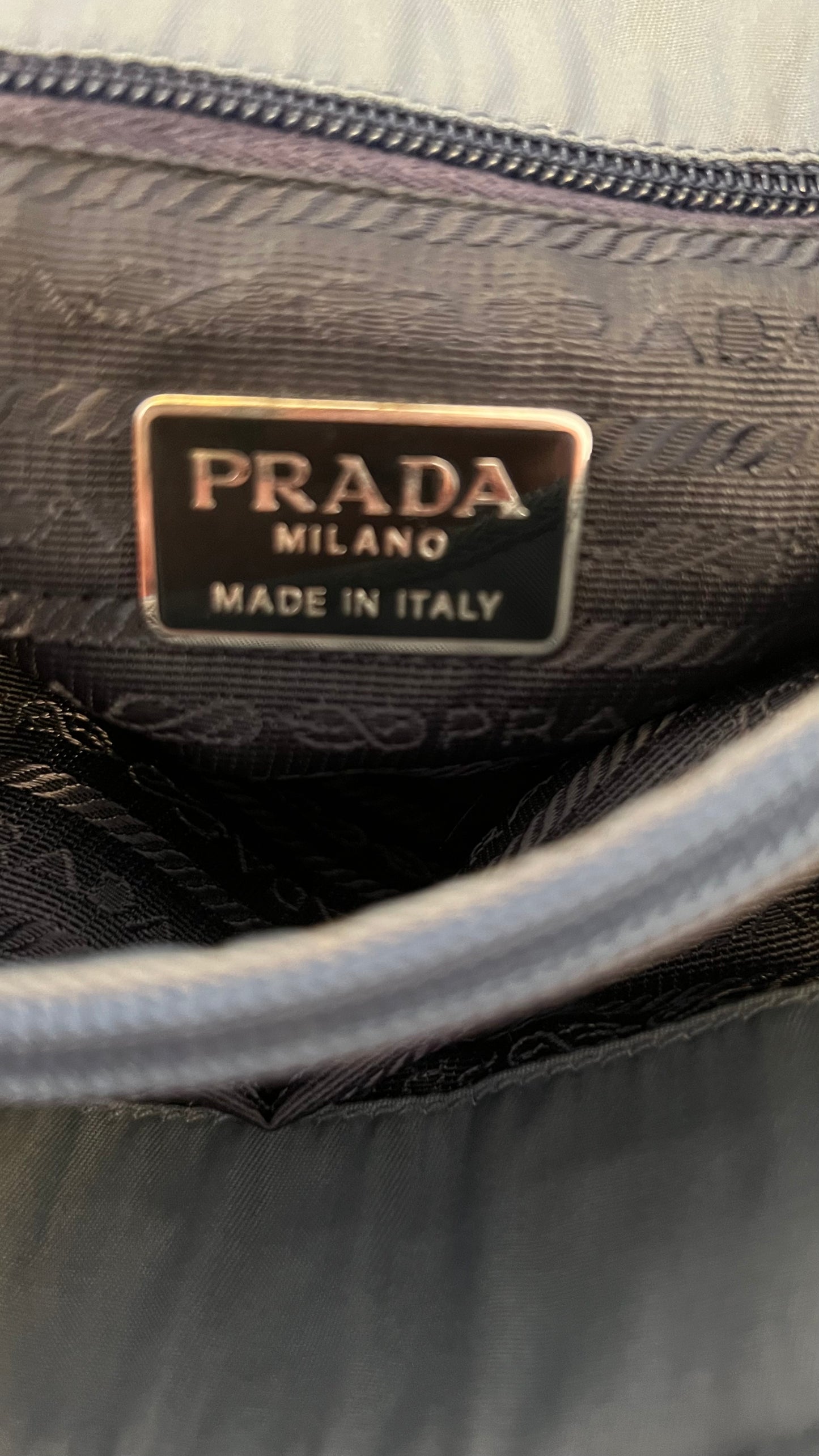 Prada Tessuto Tote Bag Blue/Grey