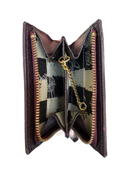 Vivienne Westwood Dark Brown Compact Wallet