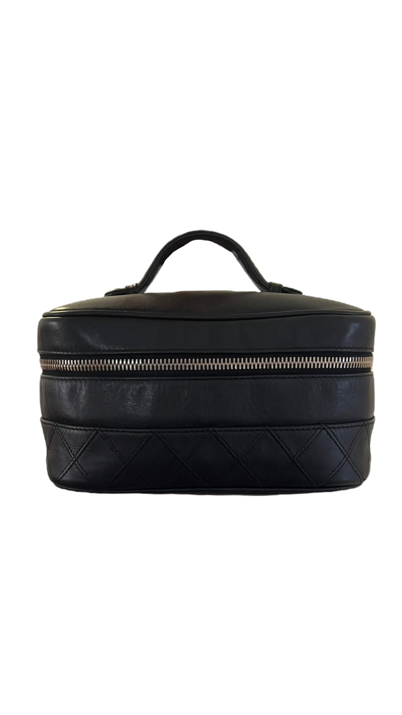 Chanel Black CC Quilted Vanity Bag