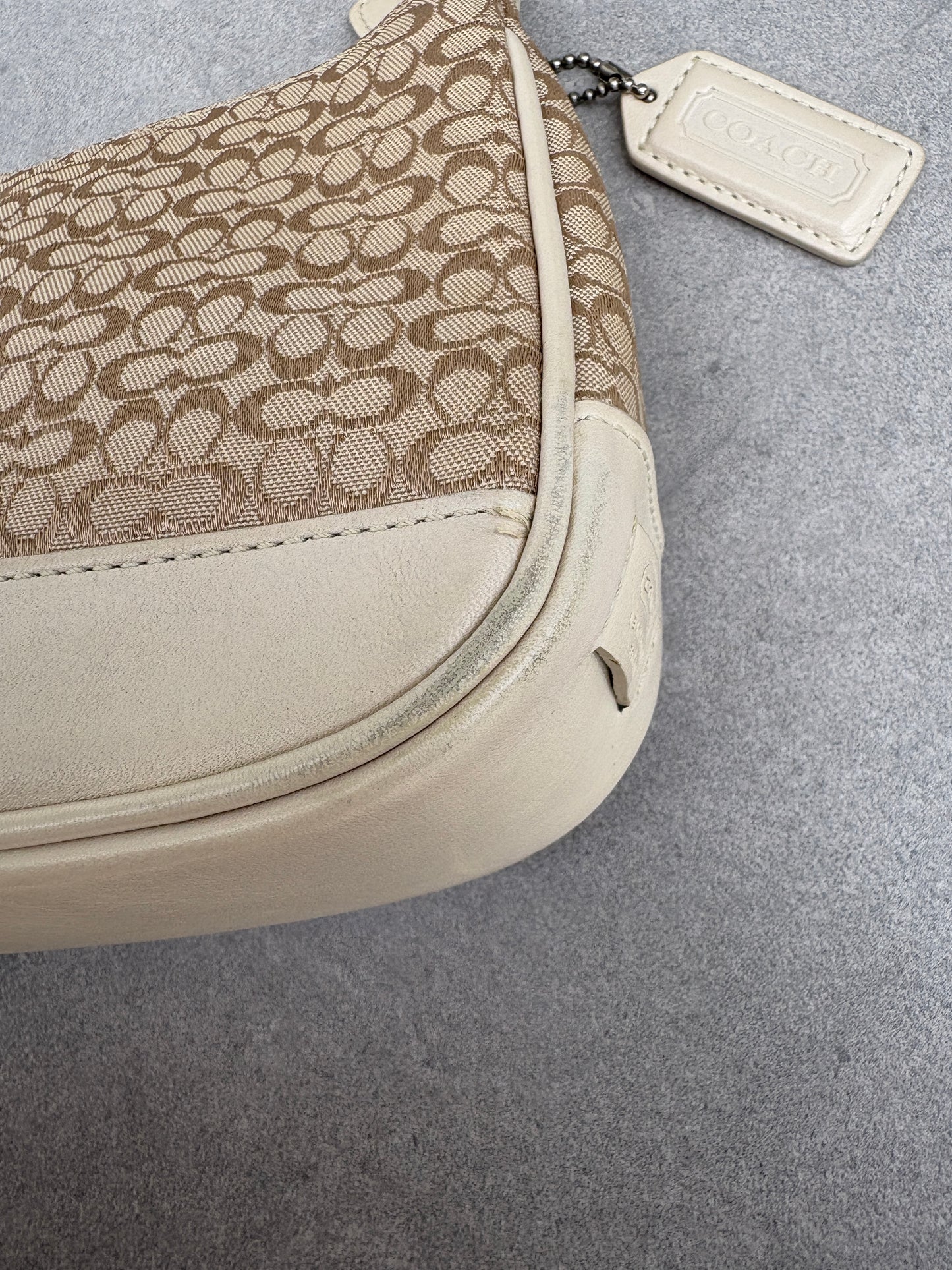Coach Demi Beige Shoulder Bag