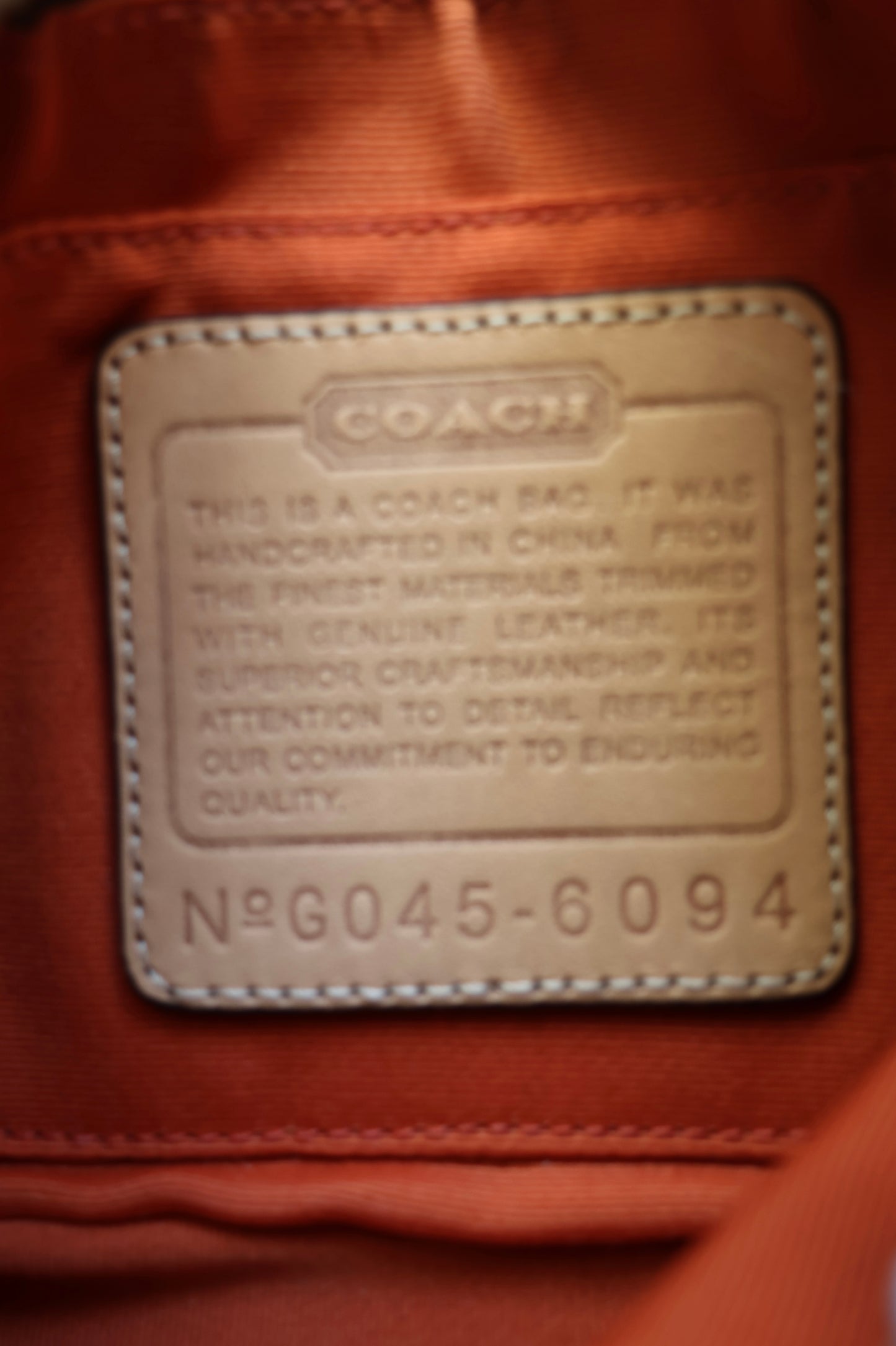 Coach Demi Biege Shoulder Bag with Dustbag