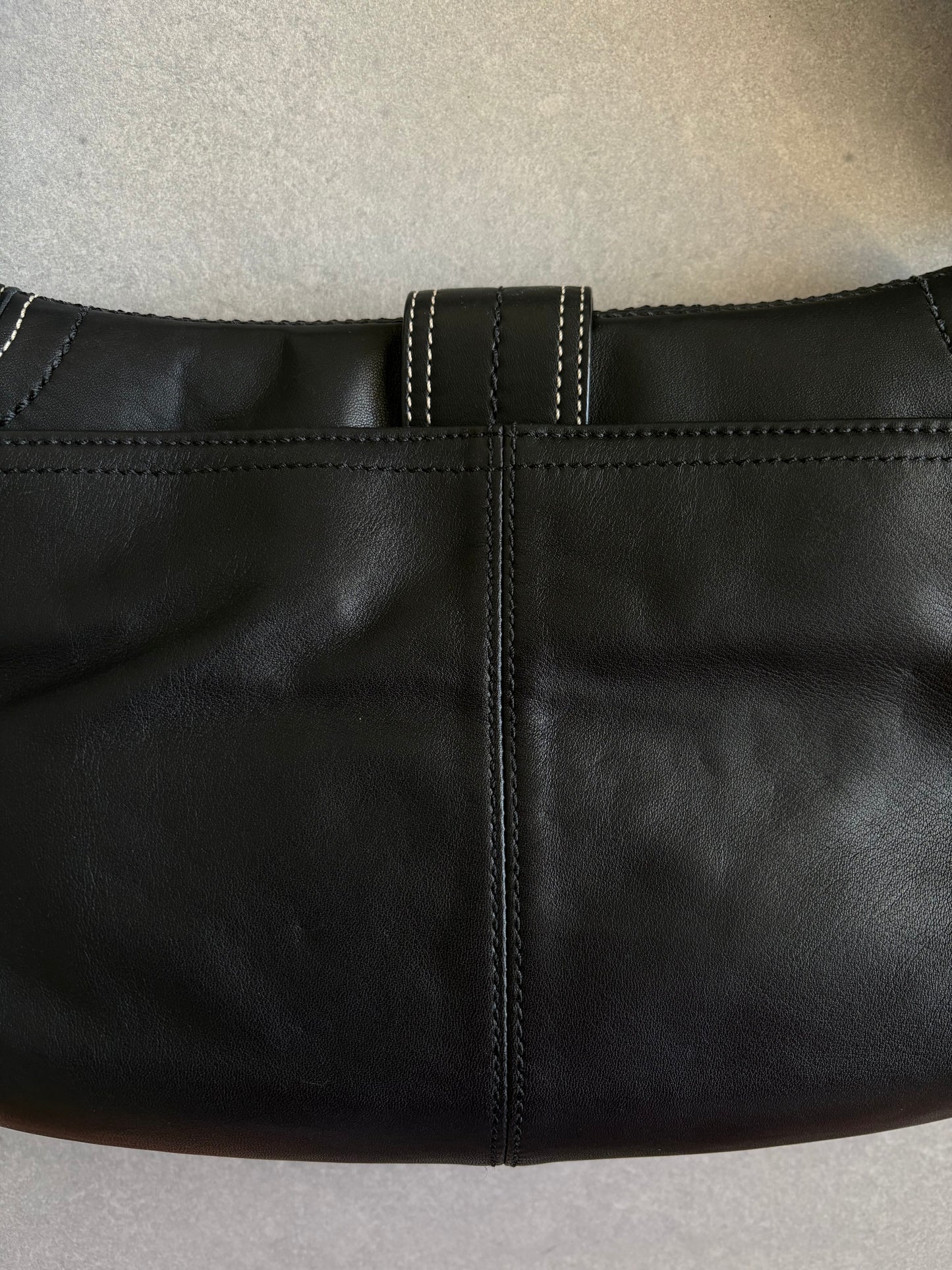 Coach Soho Black Leather Shoulder Bag