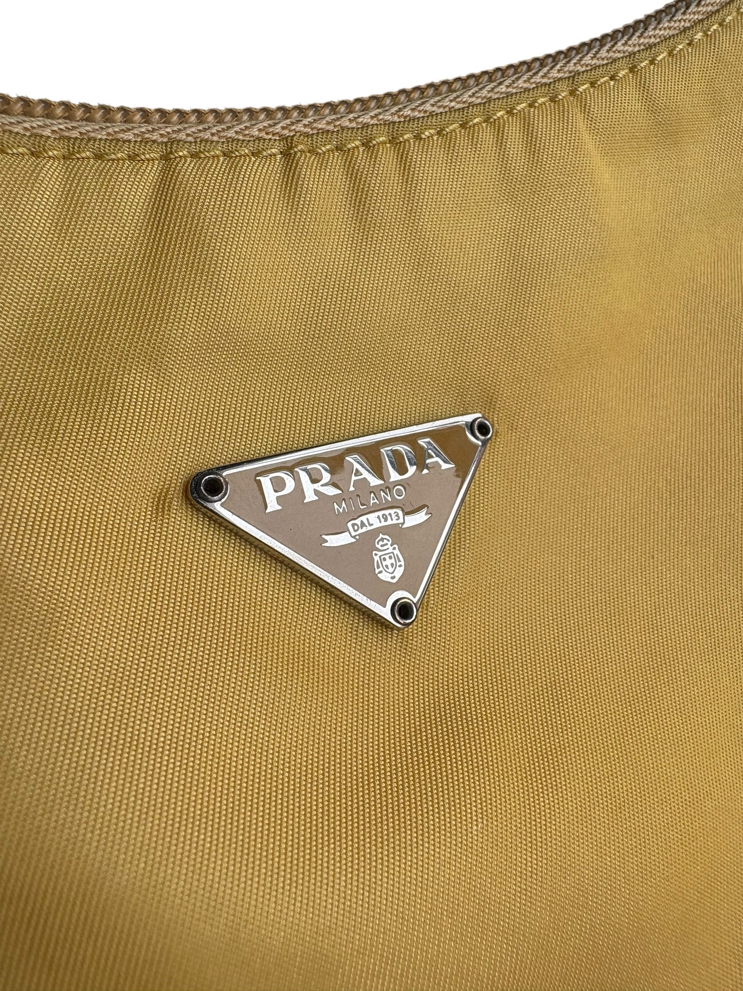 Prada Yellow Re-edition 2000 Nylon bag