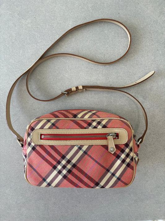 Burberry Pink Nova Check Crossbody