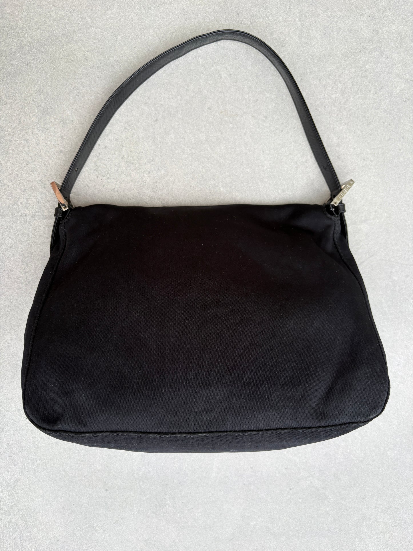 Fendi Baguette Mamma Shoulder Bag Black