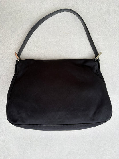 Fendi Baguette Mamma Shoulder Bag Black