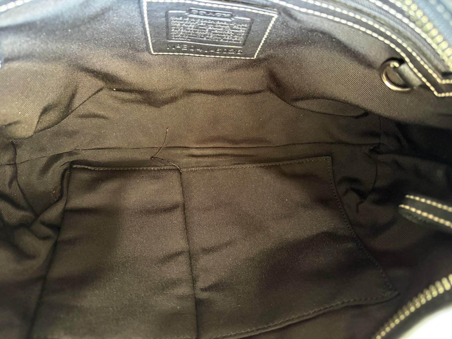 Coach Soho Shoulder Bag Black Monogram