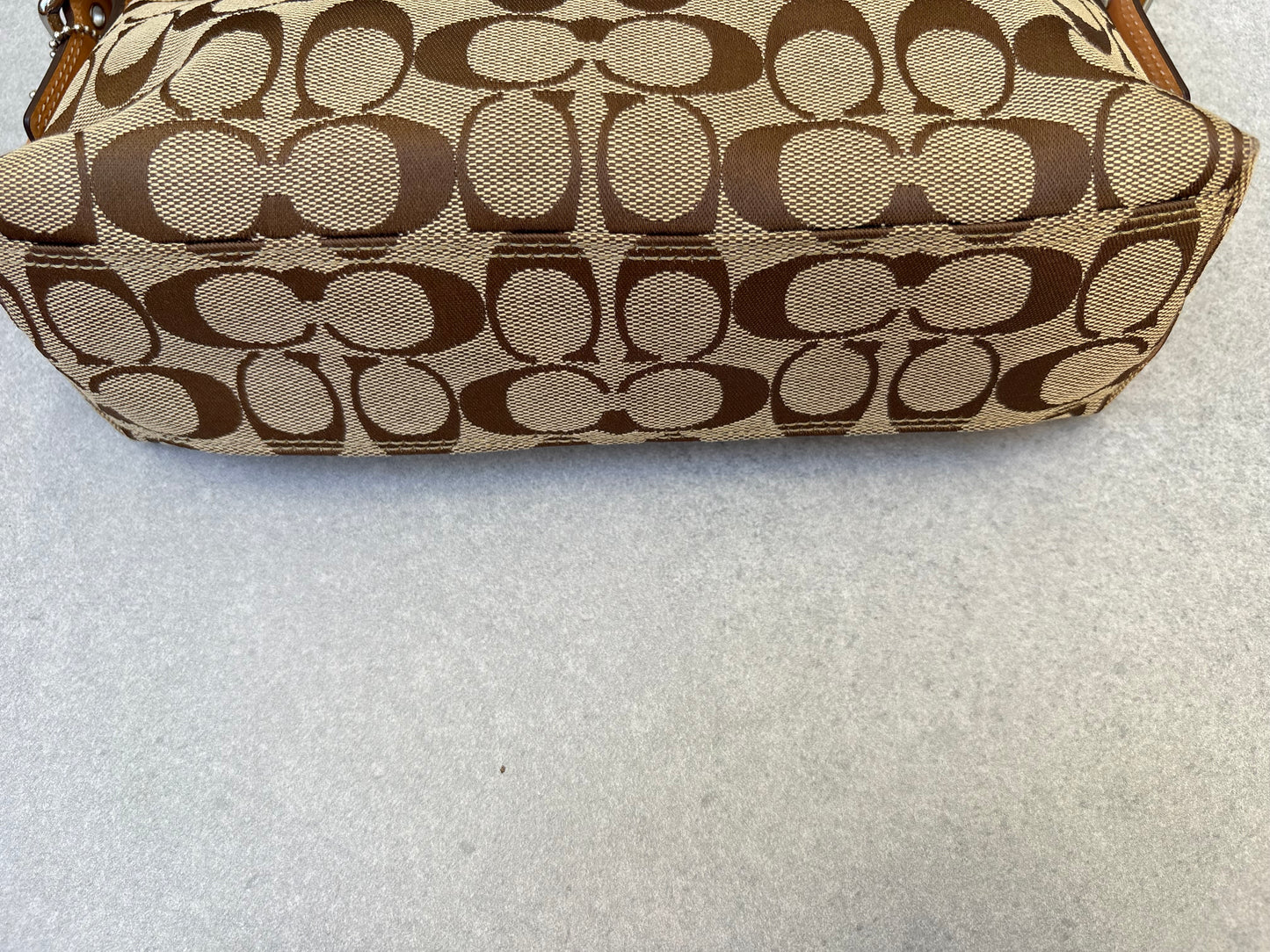 Coach Signature Brown Shoulder Bag