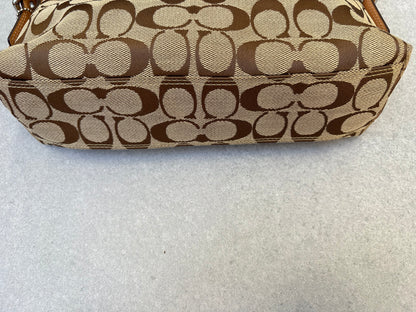 Coach Signature Brown Shoulder Bag