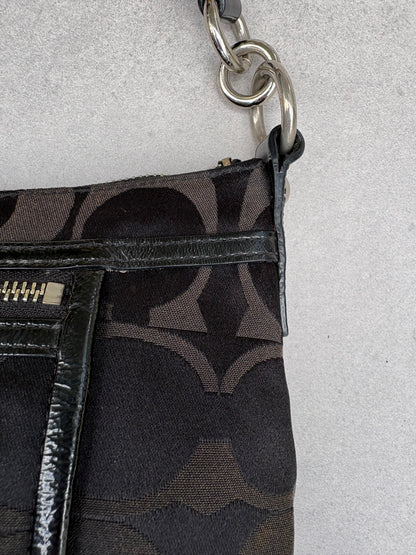 Coach Poppy Black Poppy Two-Way Handbag
