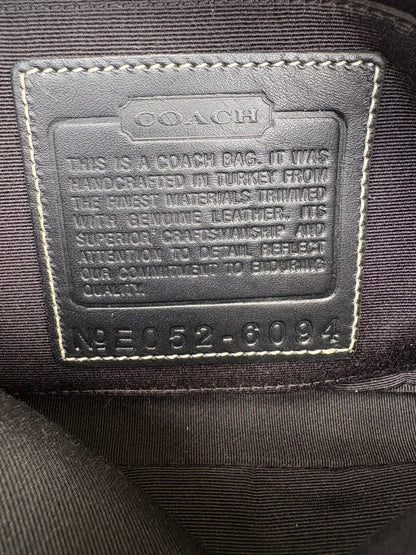 Coach Signature Monogram Demi Black