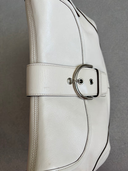 Coach Soho Cream Leather Shoulder Bag