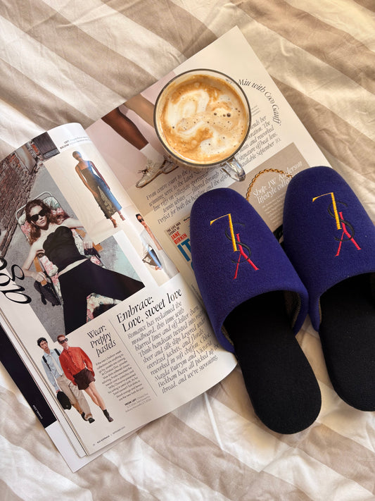 Yves Saint Laurent Slippers Purple US 8