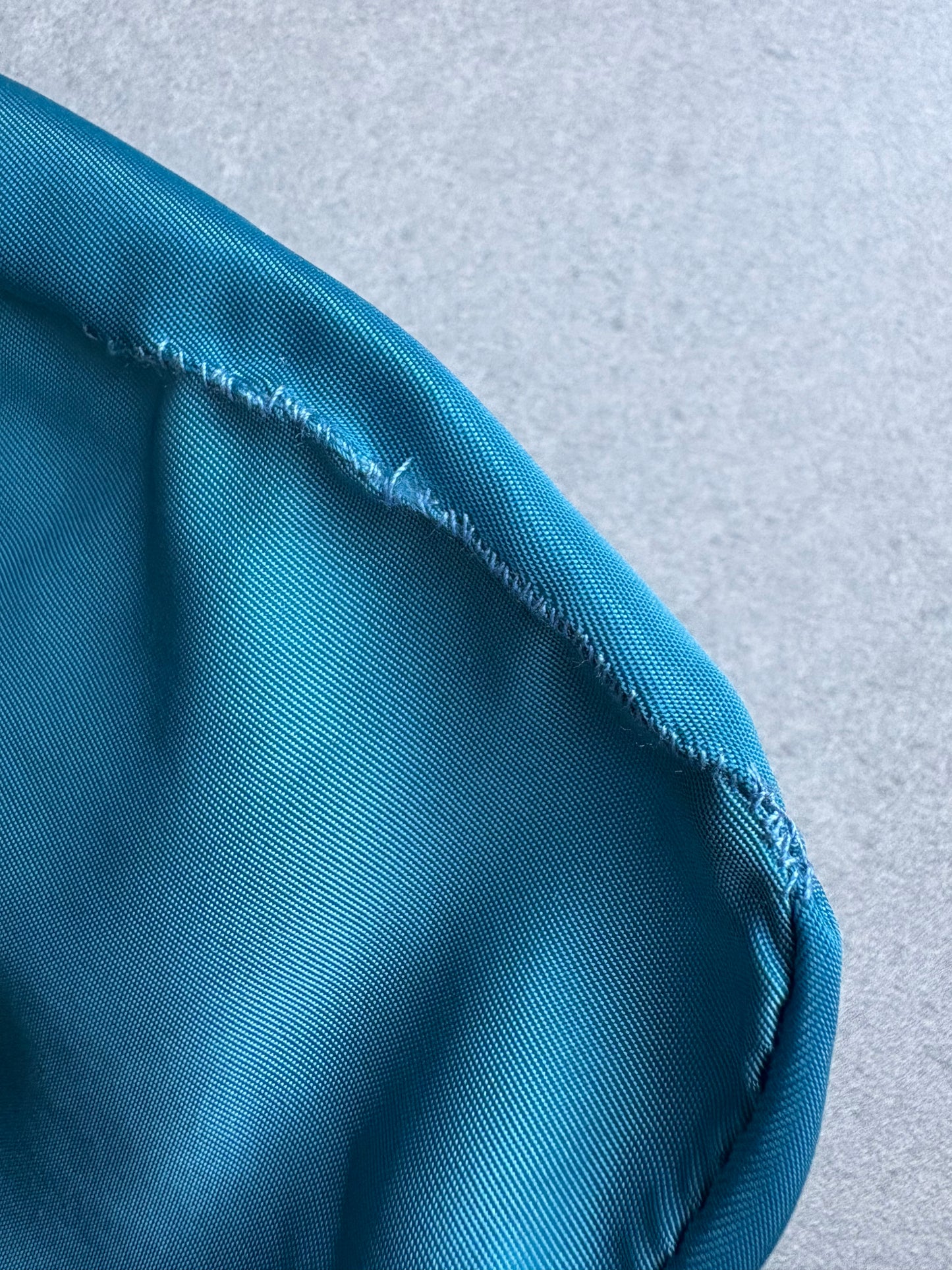 Prada Nylon Tessuto Accessory Pouch Blue