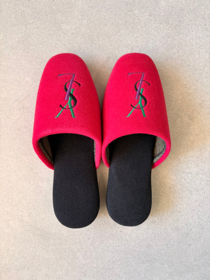 Yves Saint Laurent Slippers Pink US 8